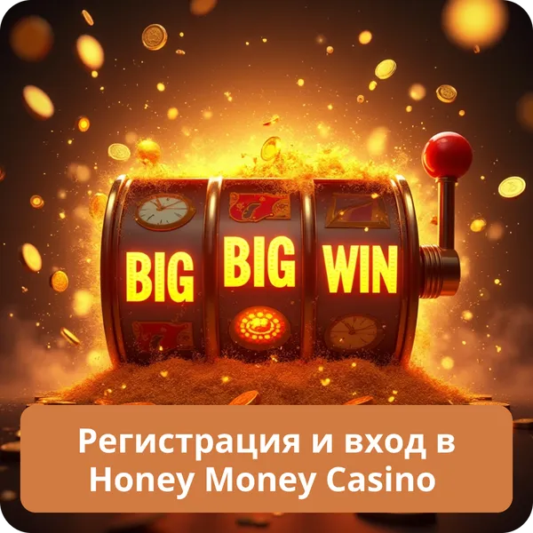 Регистрация и вход в Honey Money Casino